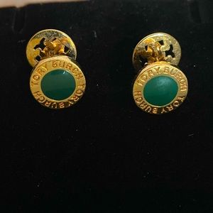 Tory Burch button earrings